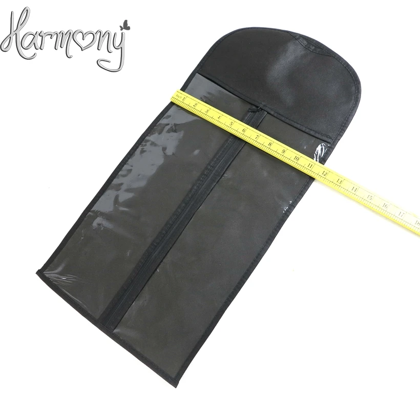 Extensões de Cabelo Bolsa de Armazenamento Bolsa de Vácuo com Cabide para Embalagem Cabelo de Trama Conjuntos Navio Livre Terno Transportadora Case Hair & Grampo no Extensões 2