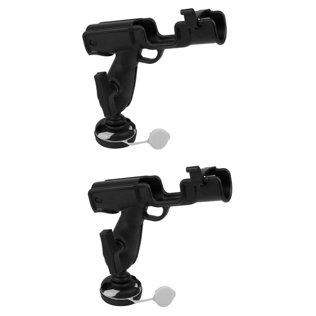 2 Pieces Nylon Fishing Rod  Mount Bracket For Water Sports Inflatable Kayak Canoe Boat Yacht Replacement Accessories