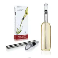 По dhl 20 компл. ледовая палочка для охлаждения вина с дозатор вина охлаждающие палочки охладитель пива напитков замороженная палочка заморозка для льда Бар Инструмент