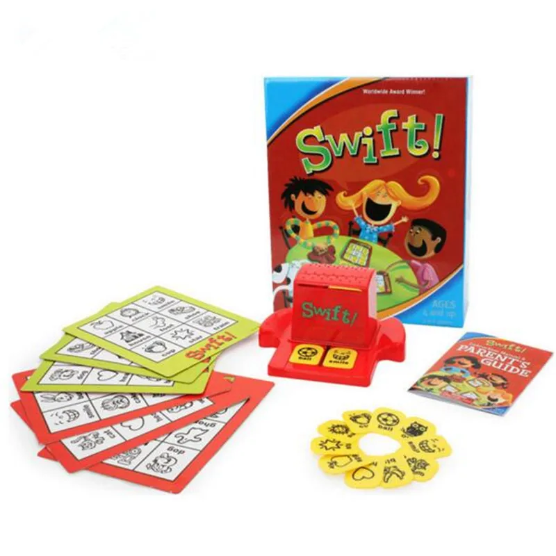 

English Word Picture Match Game Baby Gift Learn English Words Children Puzzle Swift Bingo Cards Learning Educational Toys