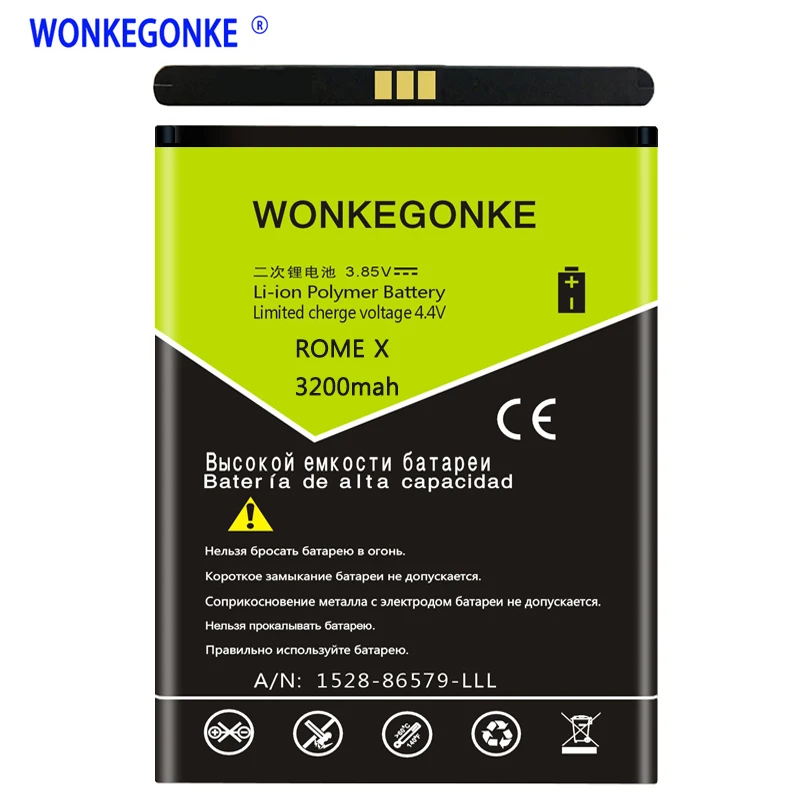 

WONKEGONKE for Umi ROME Battery for UMI ROME X ROMEX Smartphone battery