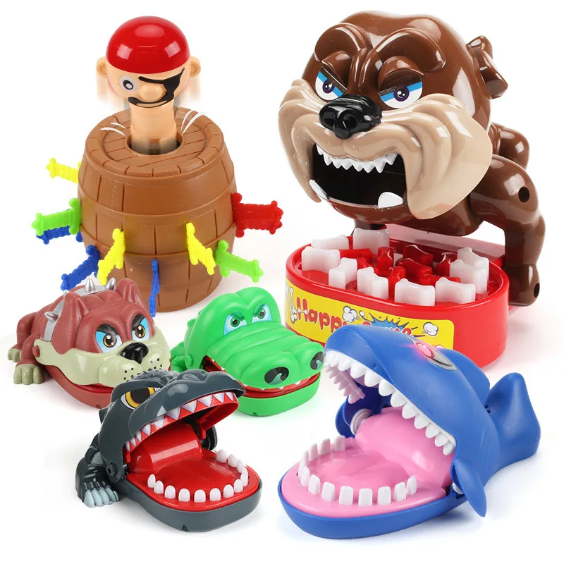 

Big bite finger kids toy funny stress relief antistress toys for children dinosaur Tricky crocodile mouth interactive fun games