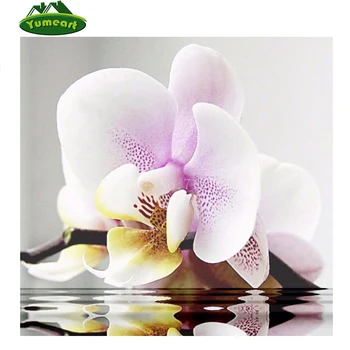 

Water Orchid Diamond Embroidery Flowers Cross-Stitch kits Decoration Mosaic Pictures Crafts Needlework Diy 5D Diamond Painting
