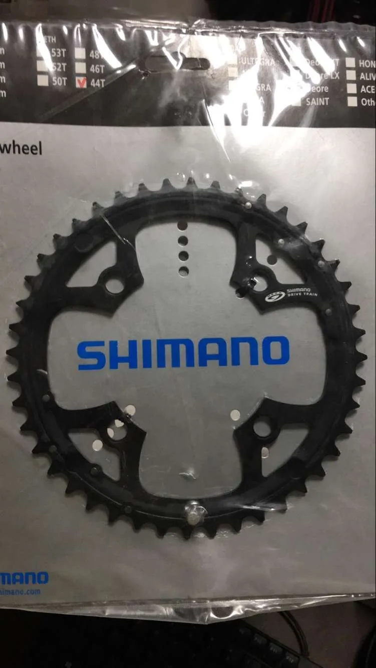 Велосипед crank DEORE 44T 22T MTB CHAINRING велосипед аксессуары BCD64MM