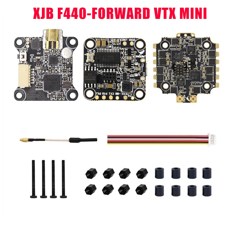 HGLRC XJB F440-Forward VTX Мини 20x20 мм стек F4 V2 игровые джойстики и 40A BL_S ESC& 25/100/200/350 мВт VTX для дрона с дистанционным управлением Радиоуправляемый квадрокоптер