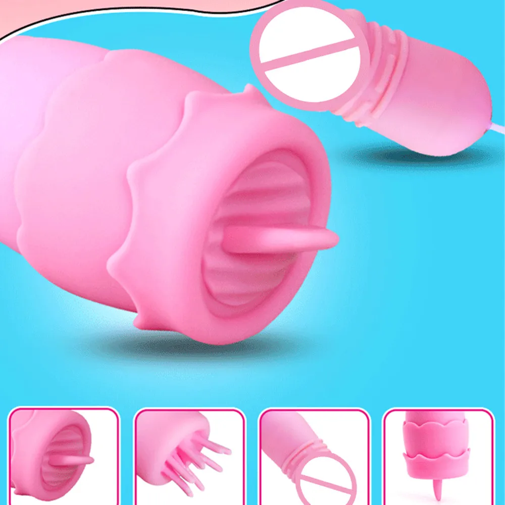 Вибратор для языка женщин стимулятор орального клитора язык соска присоска