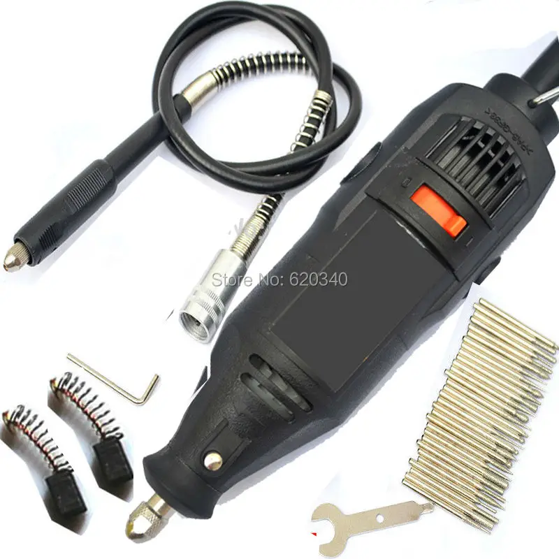 Rotary grinding Tool grinder + frexible shaft + 30