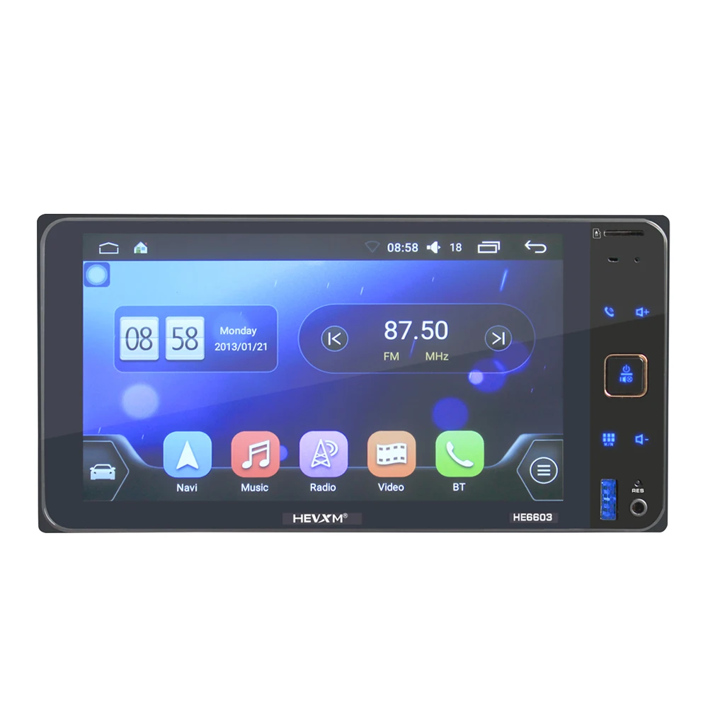 

HEVXM 6603 Android 7 inch car GPS navigation MP5 player for Toyota Universal Navigation System FM Radio MP3 Player
