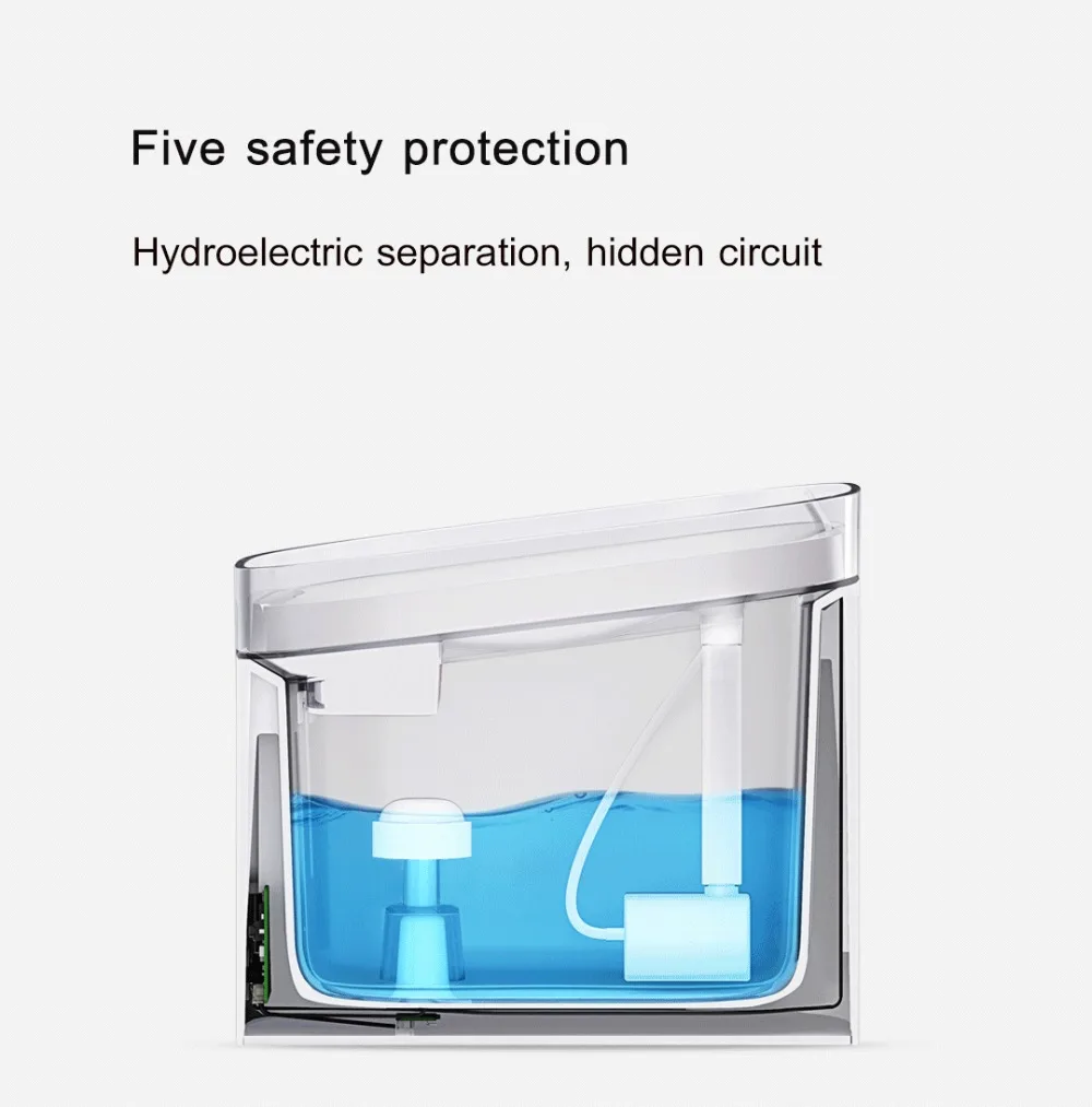 2019 Xiaomi Kitten Puppy Pet Water Dispenser Smart Dog Cat Electric Drinking Bowl Fountain Automatic Cat Living Water 2L (13)