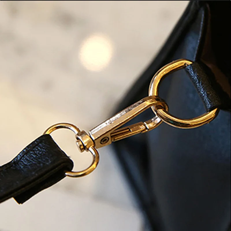 Women Handbag Cat Pattern PU Leather Female Single Shoulder Bags Cute Kitty Black Messenger Bag Ladies Fashion Tote Bolsa SS0347 (4)