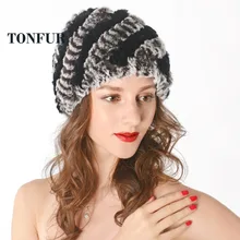 Новая мода горячая Распродажа Настоящий мех кролика шапки женские меховые шапки зимние толстые кроличьи меховые шапки много цветов WA536