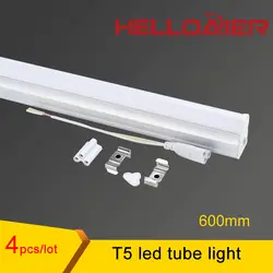 T5 светодиодный Light Tube 4 шт 9 W 0,6 m T5 48 SMD 2835 Светодиодный Light Tube AC85-260V