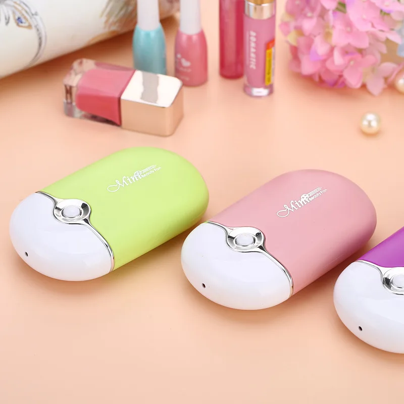 

Newest Portable Hand held USB Gadgets Air Conditioning Fan USB Rechargeable Mini Fan Lithium Battery Portable Cooling Fan