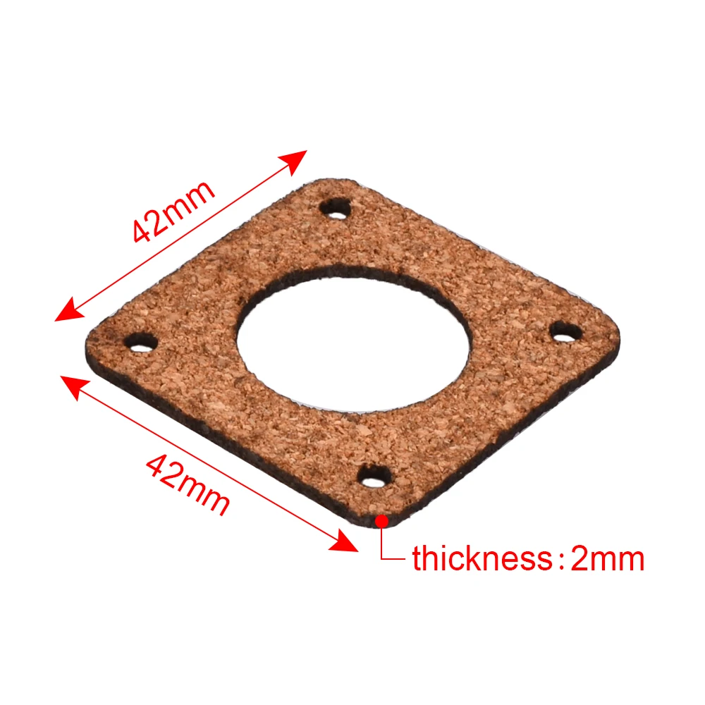 1/5 шт. Nema 17(Национальная ассоциация владельцев электротехнических предприятий) шаговый гаситель двигателя 3 мм Толщина пробки прокладка заслонки Nema17 42 шаговый двигатель/изолятор для 3D-принтеры