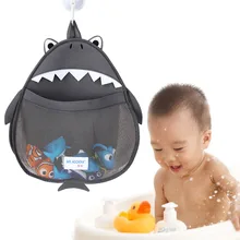 Детская сумка для хранения игрушек для ванной, подвесная сумка в форме мультяшного героя с крюком, водонепроницаемая Сетчатая Сумка для ванной