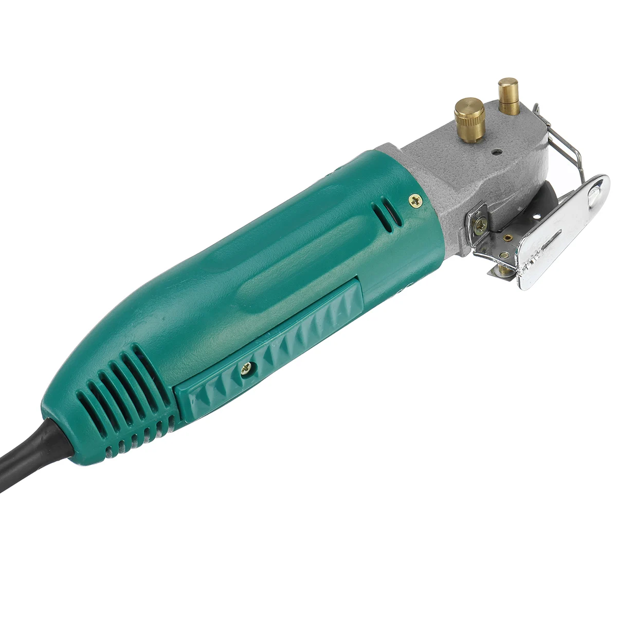 Skup Doersupp 65W 220V ostrze obrotowe elektryczny okrągły nóż nożyce elektryczne tkaniny Cutter maszyna do cięcia tkanin US Plug