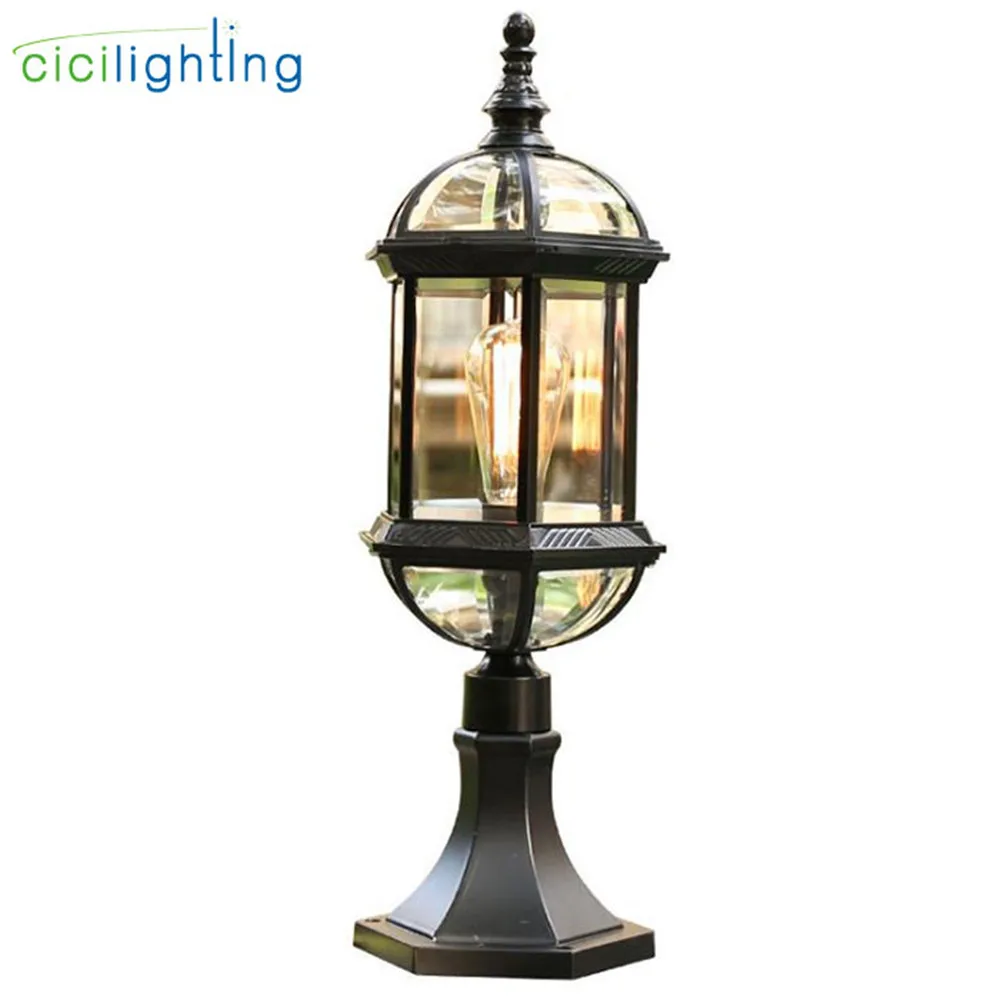 dynasty outdoor wall lights aluminum led wall lamp 3w 6w led round square sconces ip65 water proof courtyard garden villas hotel Rustic Waterproof led Pillar Wall Lamp,Vintage Outdoor Glass LED Post Lighting,Villas Garden Porch Home Landscape Pathway Lights