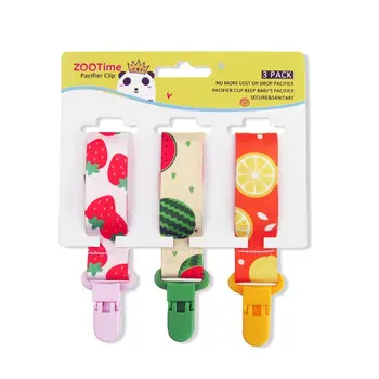 

Dummy Clips Baby Pacifier Clips 3 Pack Pacifier Holder Straps for Girls Plastic Teething Clips Modern Unisex Design