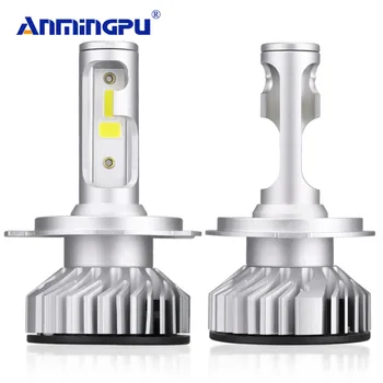 

ANMINGPU 2pcs 12000LM/Set Led H4 Headlight Bulbs H7 Led Bulb H1 H3 HB3/9005 HB4/9006 H8 H11 Led Fog Light COB 6000K Car Light