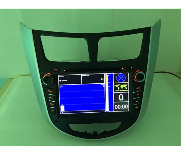 Clearance car radio DVD Android T3  for Hyundai Solaris Verna accent radio GPS navigation with maps 19