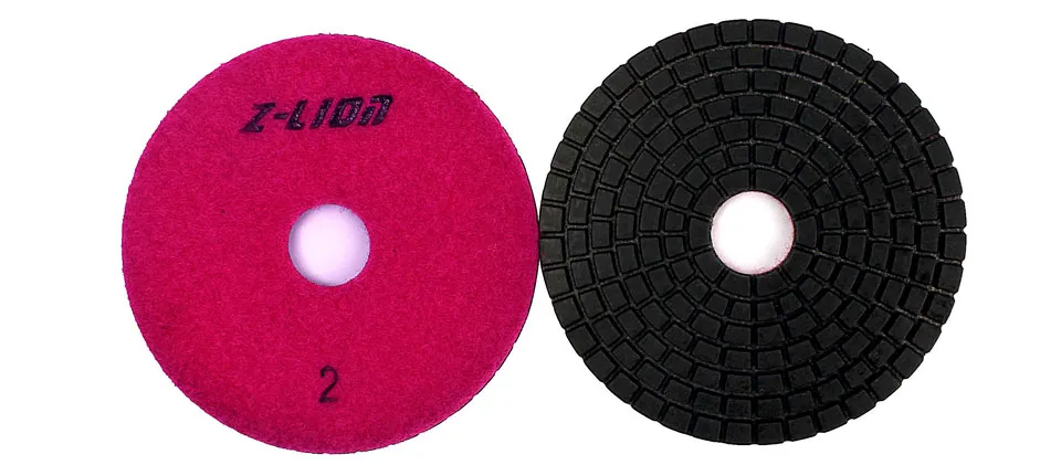 Z-LION 5 шт./компл. алмазная полировальная подложка 3 Setp+ баф Полировочный+ резиновая подкладка Мрамор Гранит плитка шлифовальные диски для полировки Wh