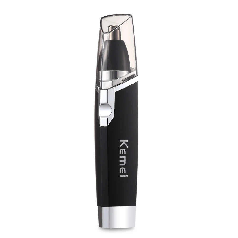 Kemei 6512 Электрический волос в носу триммер Clipper AA Батарея питание бритвы уха