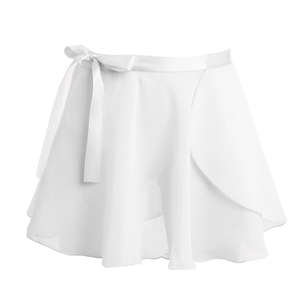 IEFiEL/юбка для балета для девочек; классическая легкая шифоновая Мини-Юбка Для детей; юбка-пачка с поясом для балерины