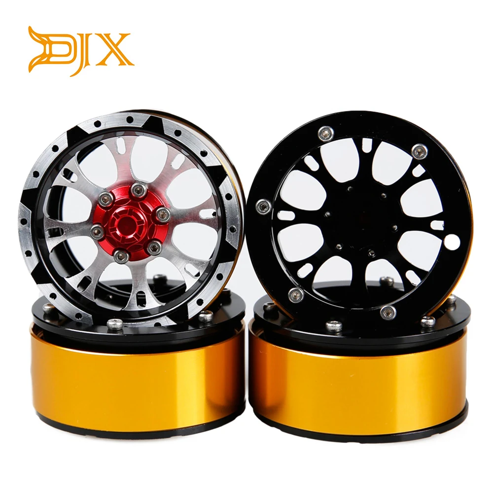 4 шт. металлические колесные диски 1 9 дюйма для RC Rock Crawler Axial SCX10 TAMIYA|Детали и
