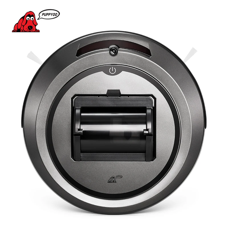

PUPPYOO Robotic Vacuum Cleaner Intelligent Multifunctional Collector Self-Charge and High Suction Power Side Brushes WP615