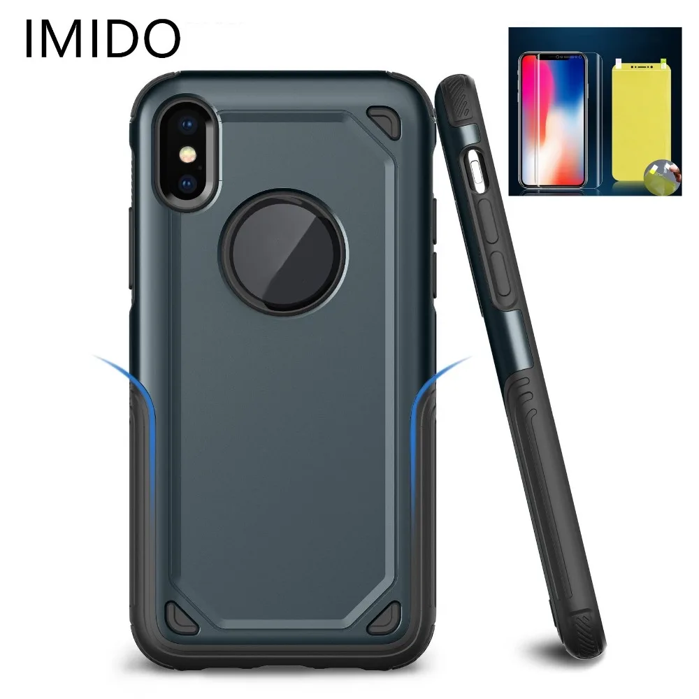 For iPhone X 8 7 6 6S 5 5S SE Durable Armour PC+TPU Phone Case for iphone 6plus 7plus 8plus 6splus ShockProof case coque |