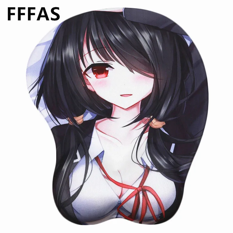 

FFFAS Drop Shipping 3D Chest Mouse Pad Mat Muismat Tapis De Souris Anime Gamer PC Notebook Small Mousepad for Tablet PC Notebook