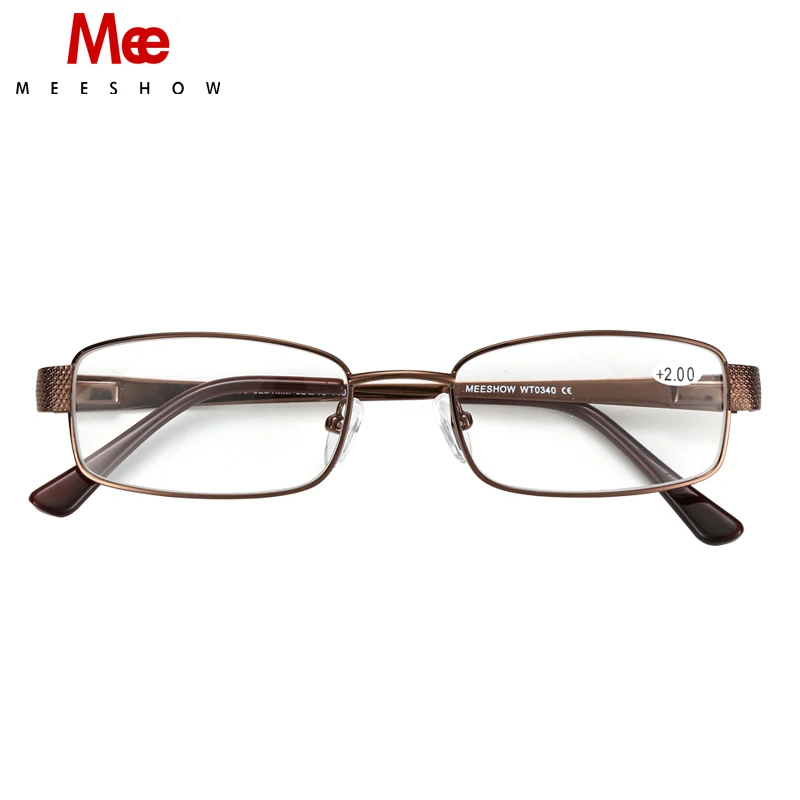 Металлические очки для чтения Gafas De Lectura Leesbril европейский размер очки пресбиопии металлическая оправа с диоптрием+ 1,0 до+ 4,0