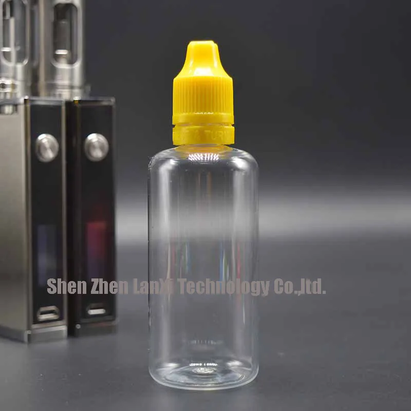 Plastic Liquid Bottle Needle Empty 60ml Soft PET Dropper Bottles with Childproof Cap for E | Красота и здоровье