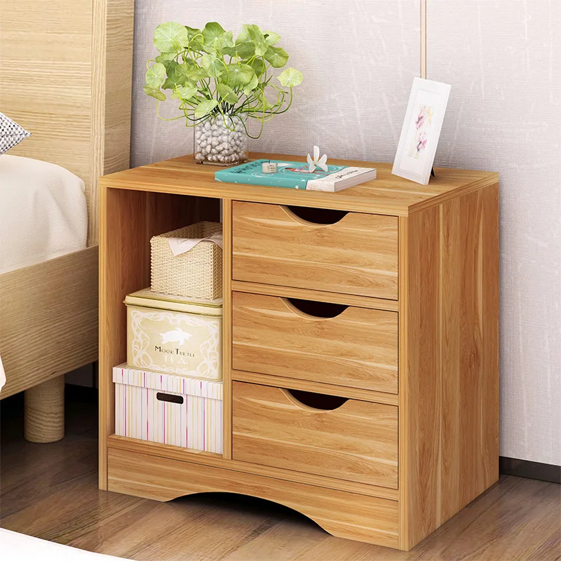 Nightstand Wooden Assembly Bedside table With drawer end table home bedroom Furniture Bedside organizer storage cabinet Nightstand Wooden Assembly Bedside table With drawer end table home bedroom Furniture Bedside organizer storage cabinet
