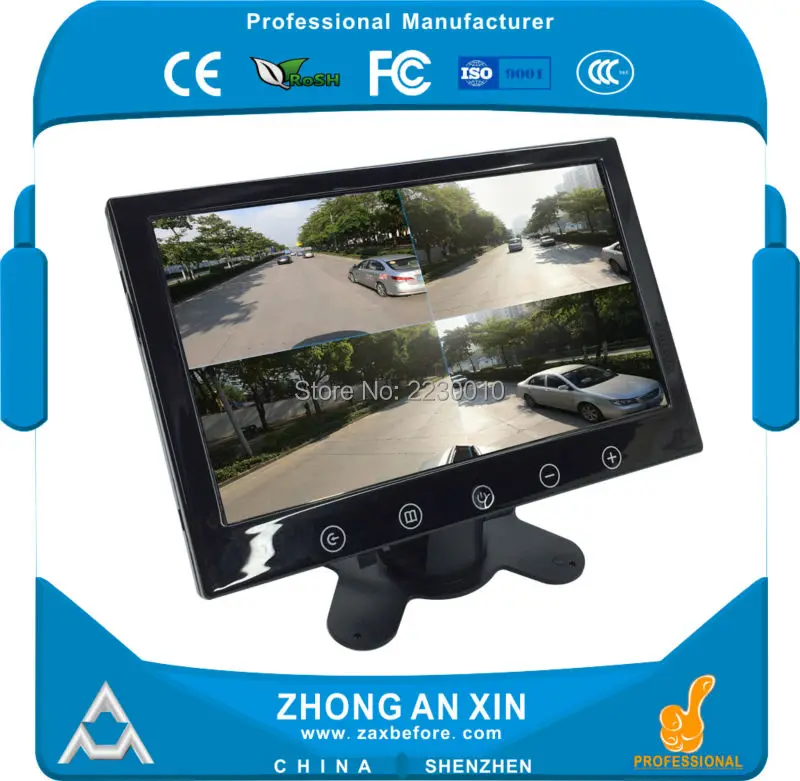 

10 inch LCD screen Vehicle display screen Monitor display