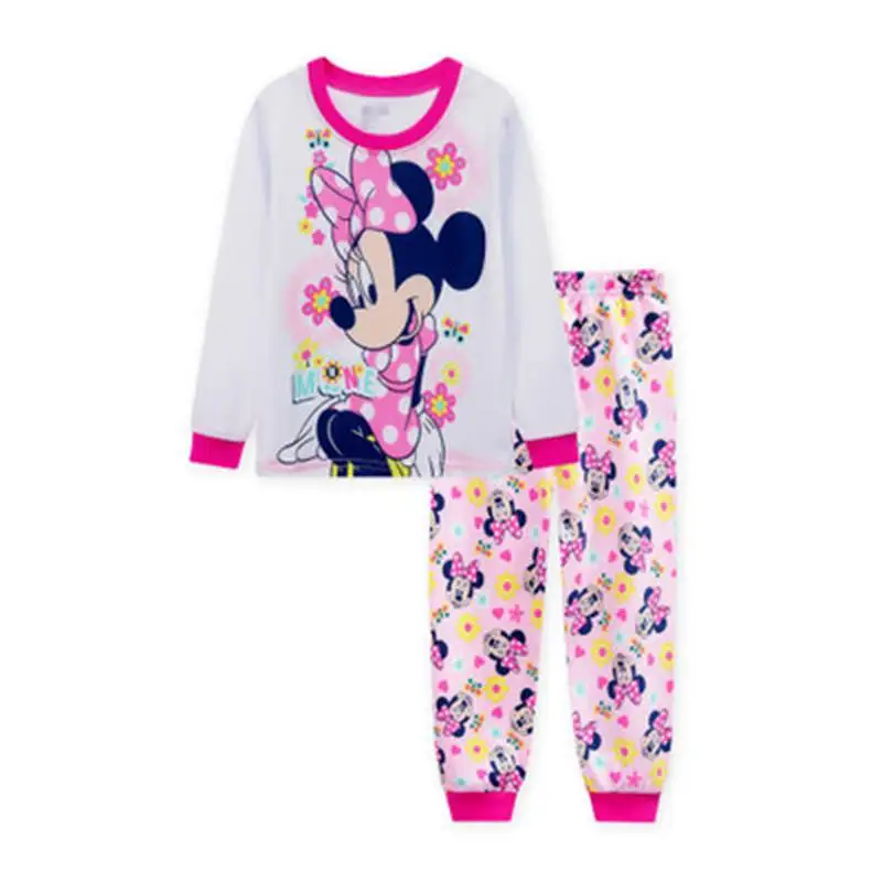 Детский хлопковый комплект одежды для маленьких девочек, пижамы garcon, детские пижамы для девочек Одежда для мальчиков одежда для сна для детей возрастом от 2 до 7 лет, LP019