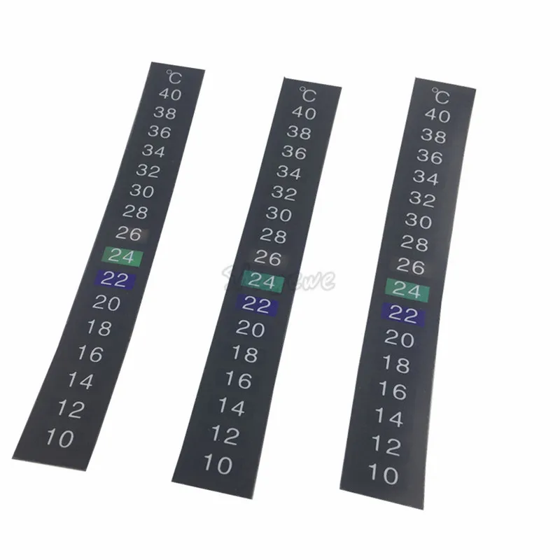 3pcslot 10 - 40 C degree Homebrew Sticker Thermometer ,Aquarium Fridge Kitchen Liquid Crystal Thermometer (5)