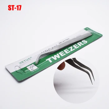 1 Pc Precision Stainless Steel Tweezers Vetus Switzerland Diy Tweezers Herramientas Hand Tools ST-17