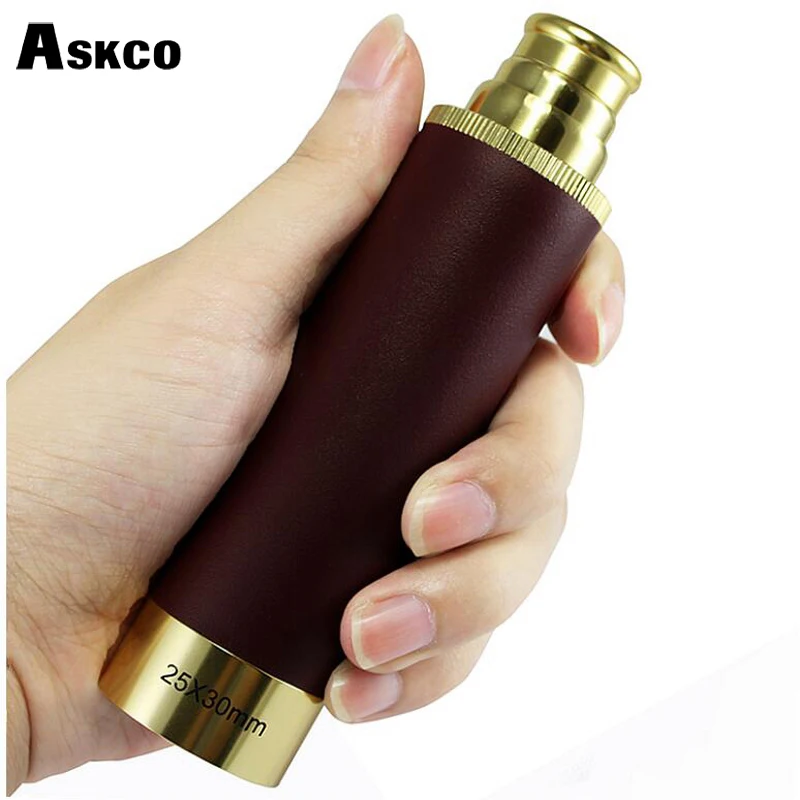 Askco HD 25X30 القراصنة أحادي المهنية الليلية أحادي تلسكوب فلكي العدسة المنظار مع حقيبة جلدية مجانية