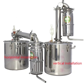 

Free shipping 30L Large capacity Stainless steel Wine brewing machine equipment Alcohol Vodka Liquor distiller pot/boilers
