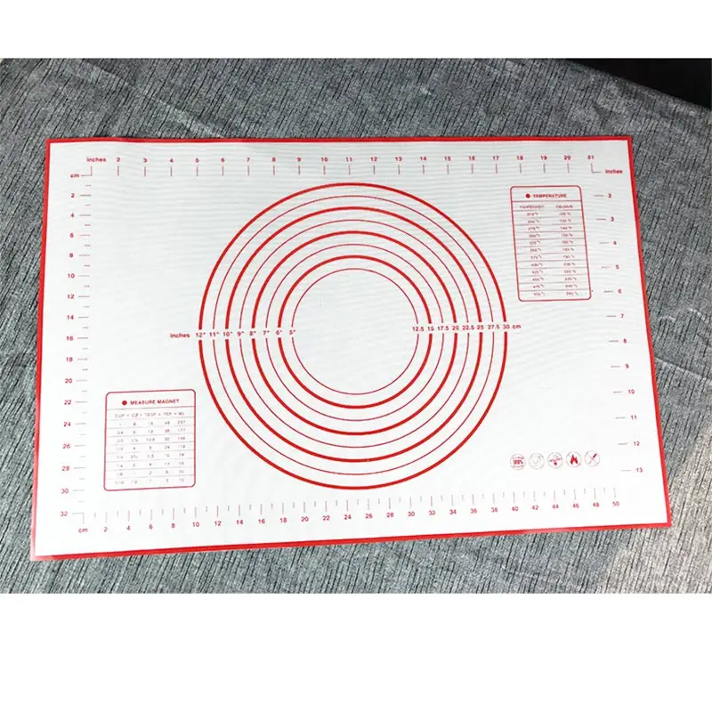 Силиконовый коврик для теста Стекло армированный стекловолокном с антипригарным покрытием духовка, макароны инструменты Кухня поставки 60*40 см XH8Z