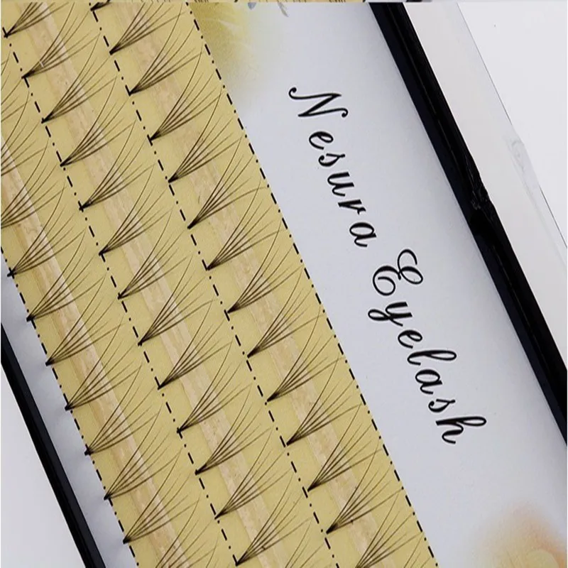 

Professional Individual Cluster EyeLash Grafting Fake False Eyelashes 1box 60pcs Extensions 5D Lashes Fans Natural Long Beauty