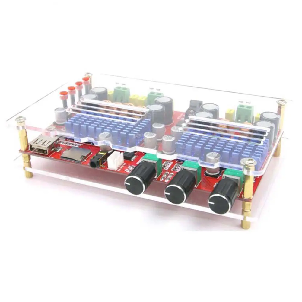 

XH-M560 60W + 60 W + 100W high power ultra clear decoding AUX Bluetooth 2.1 digital amplifier board G4-009
