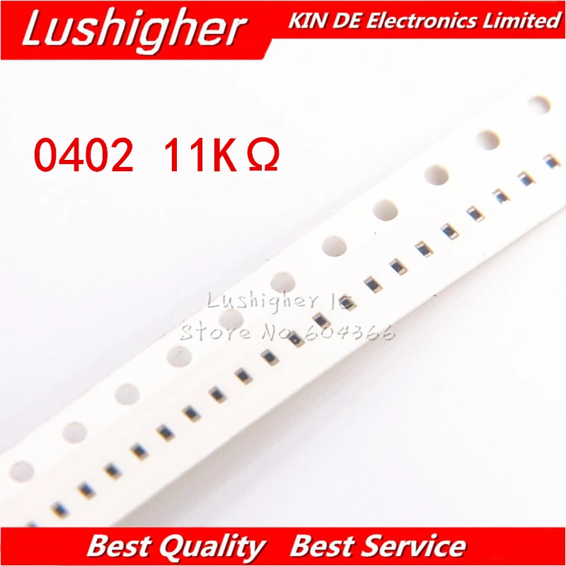 

100 шт. 0402 SMD резистор 1% 11 ком 11 ком 113 1102