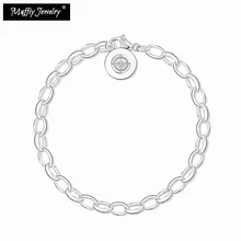 Особые браслеты с шармами, 925 пробы Серебряный классический подарок для женщин, европейский стиль Glam ювелирные изделия, модные ювелирные изделия аксессуары
