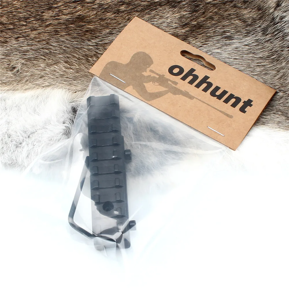 Ohhunt Охота прицела 11 мм ласточкин хвост до 20 мм Пикатинни Вивер адаптер алюминиевая основа прицел степень крепления для винтовки