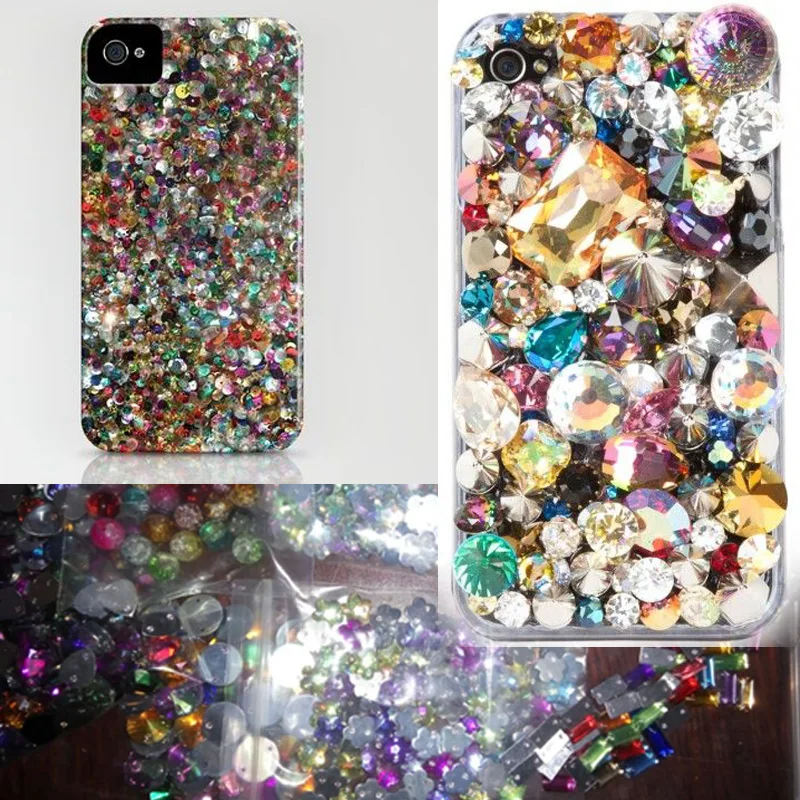 DIY камни кристально чистые белые плоские круглые шитые тайваньские Акриловые 2