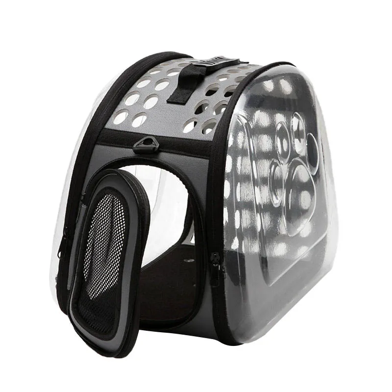 CHFL Прозрачный складной рюкзак для кошек, для питомцев, для кошек, собак, универсальная дорожная сумка-переноска, посылка, прозрачная дышащая сумка для кошек