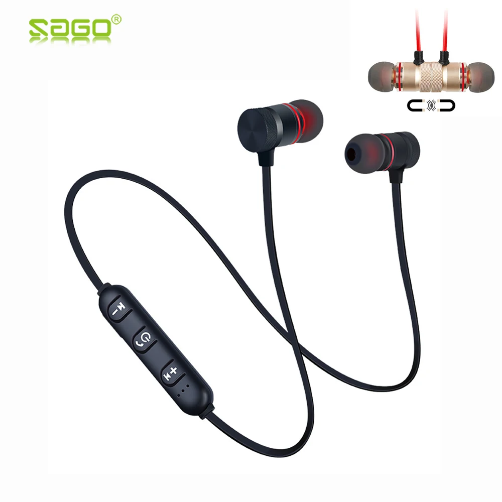 

Sports Wireless Bluetooth Earphone Magnetic Wireless earphone Sport Headset Cordless