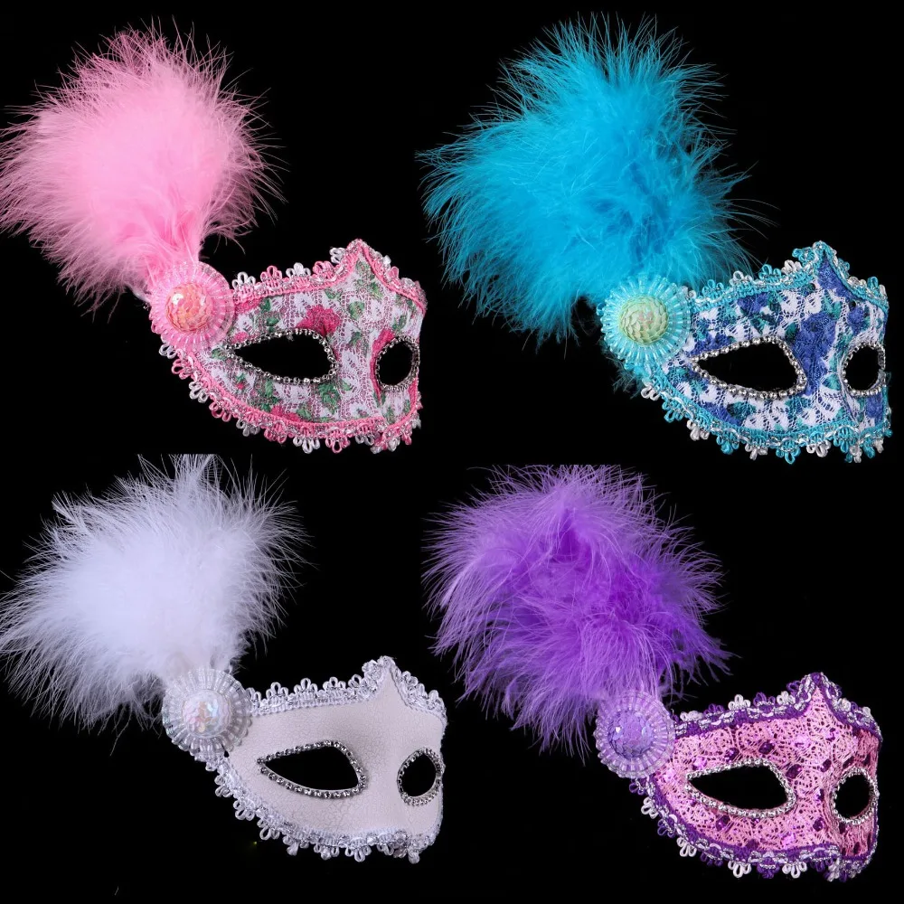 

Chicken feather Mask Masquerade for Halloween Christmas Party cosplay mask